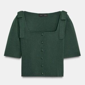 NWT Zara Dark Green Women's Blouse